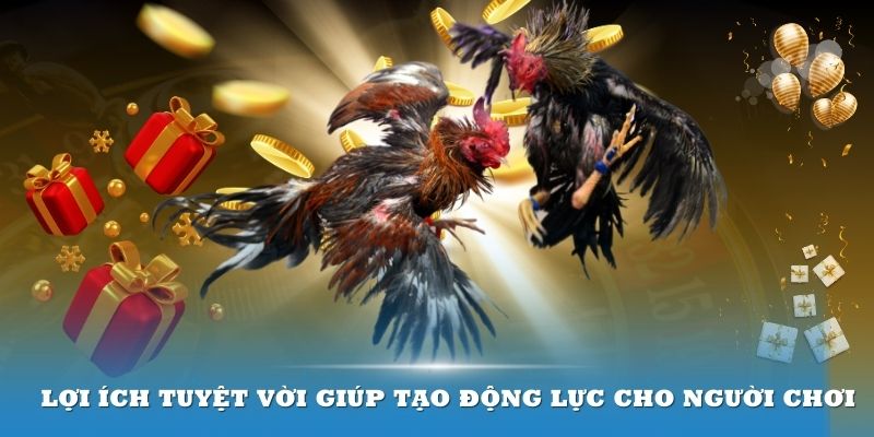 Vô vàn những lợi ích tuyệt vời tạo động lực cho người chơi tham gia